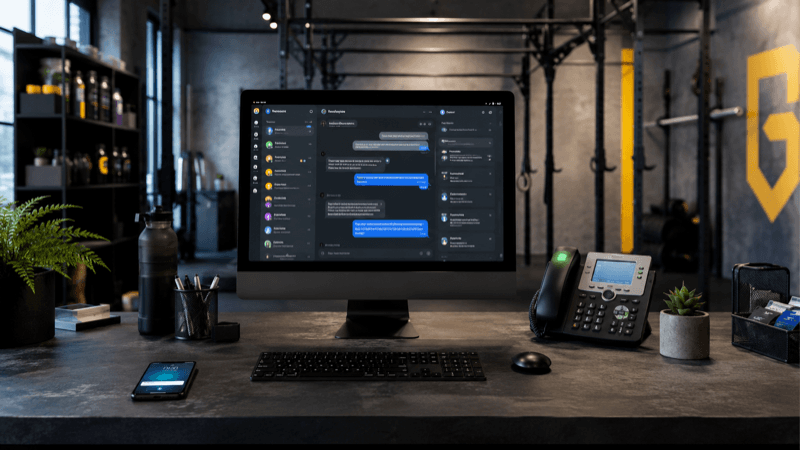 AI answering member calls and messages instantly across every channel